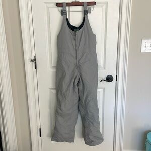 LL Bean kids insulated snow bib size 14